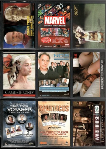 Non-Sport Promo card lot from Rittenhouse (67-Card) Star Trek NCIS +++