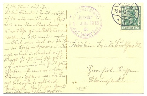 GERMANY 1913  AK + BORD ST. = DAMPFER  IMPERATOR =  F/VF - Picture 1 of 2
