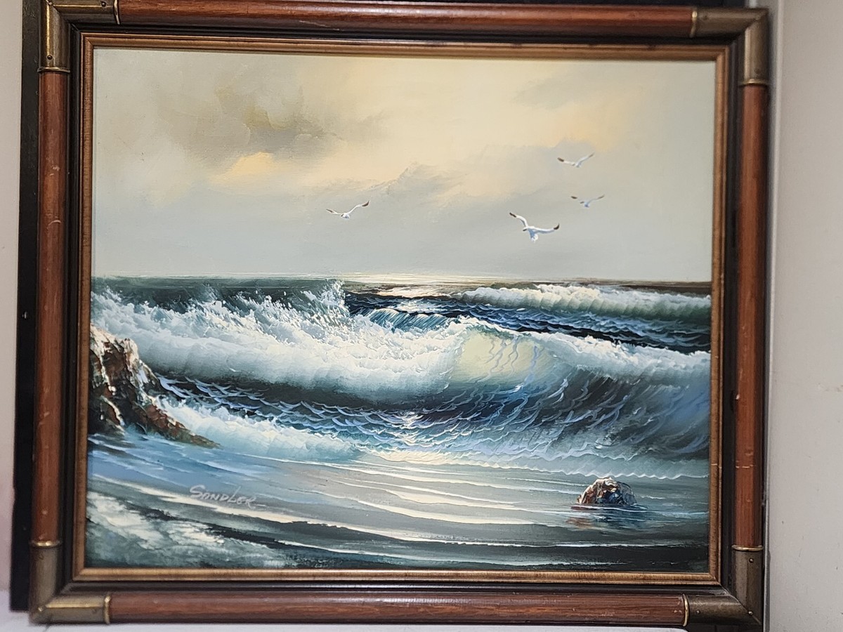【P50号】good blue(cave) 油絵 oil painting P50号】good blue(cave) 油絵 oil painting P50号】good blue