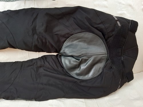 IXS womens motorcycle jacket & trousers, black textile, medium size 12, used - Picture 16 of 20