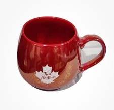 Tim Horton's 2020 Iridescent Red Coffee/Tea Mug (12 Oz) Maple Leaf NEW