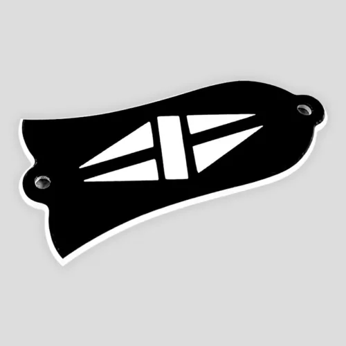 Guitar Parts Fits Gibson LP 'Logo' TRUSS ROD COVER PLATE , 2Ply Black