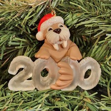 2000 Hallmark Ornament - Cool Decade Series - Walrus Christmas Keepsake