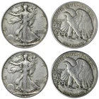 1947 & 1947-D Walking Liberty Half Dollar - 2 XF Coins! Nice Quality!