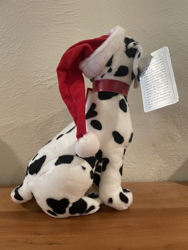 NWT Vintage Dalmation RARE-12” 1998 CVS Stuffins Toys Plush Christmas w/ Hat - Picture 9 of 14