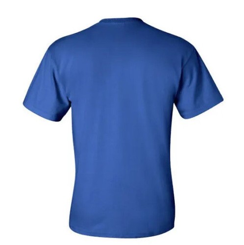 Gildan G2300 Ultra Cotton Royal Blue Pocket T Shirt Size Large - Picture 3 of 3