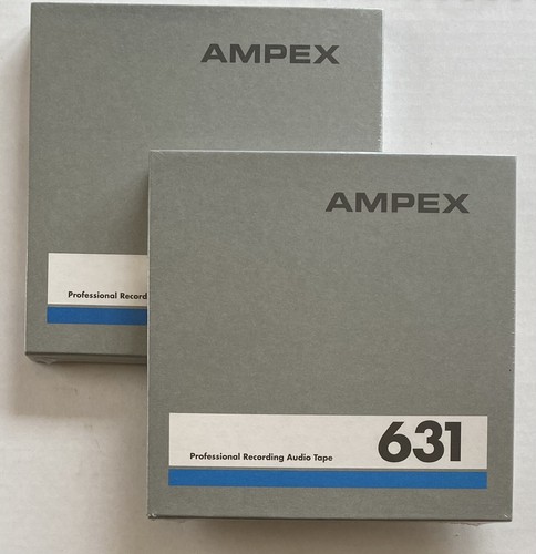 Ampex 631 1/4 Inch Professional Audio Reel Tape Lot of (2)  Brand New Sealed - 2 - Picture 1 of 5