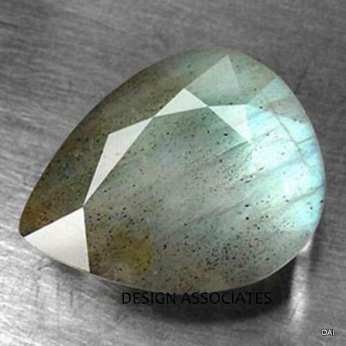 14 x 9 MM PEAR CUT LABRADORITE RAINBOW EFFECT AAA F-3361 - Picture 1 of 1