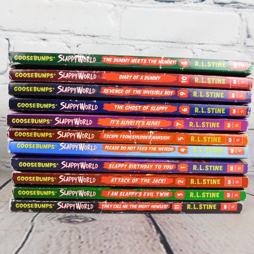 LOT OF 23 - R.L Stine GOOSEBUMPS Paperback Books Slappyworld 1-11 Most Wanted + - Picture 6 of 11