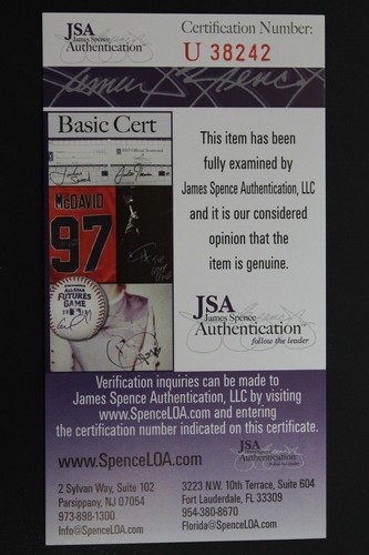 Monte Irvin (d.2016) NY Giants HOF Signed MLB ONL Autographed Baseball JSA COA C - Picture 3 of 3