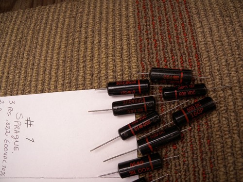 Sprague Capacitor .0068-.27 600v 10% great condition. w/tested. U.S.A  - Picture 2 of 12