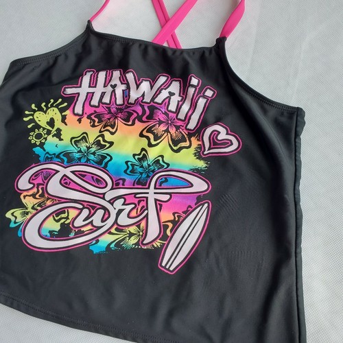 OP Black & Pink Swim Tank Top Size XL (14-16) - Picture 4 of 9