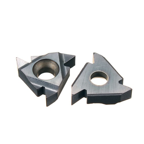 10Pcs 16ER AG55 CNC Carbide Threading Inserts Cutting Blade Lathe Turning Tool - Foto 4 di 5
