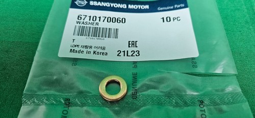 RE-MANUFACTRED SSANGYONG KORANDO SUV C200 2.0 L TD FUEL INJECTOR REPAIR KIT SET - Foto 3 di 3