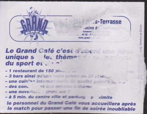 5 TICKETS DE MATCH DE LAUSANNE SPORTS TICKETS DECOLLES VOIR SCANNER - Imagen 7 de 10