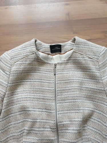 Your Sixth Sense by C&A Anzugjacke Weiß Gestreift Business Mode Fashion Gr. 40 - Bild 2 von 12