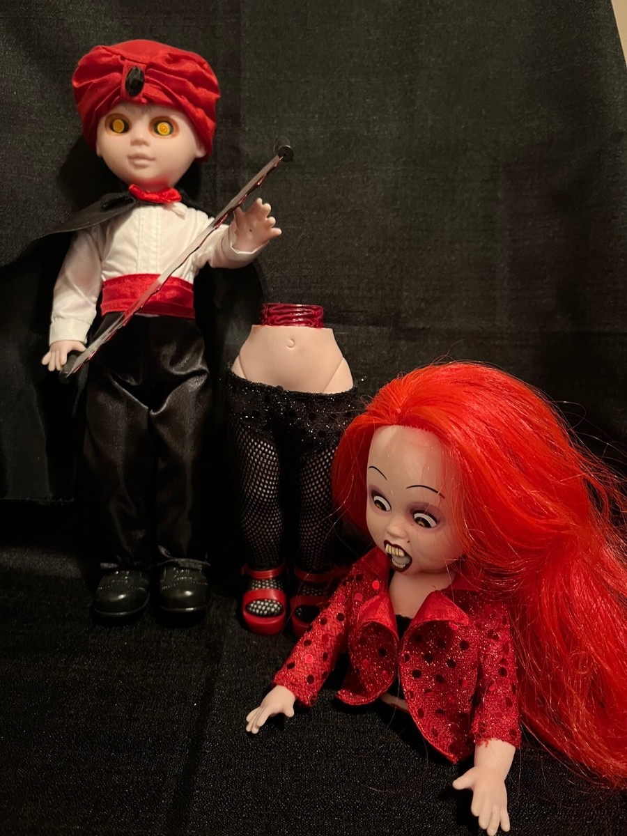 Living Dead Dolls by Mezco -- The Great Zombini and Viv -- Tower
