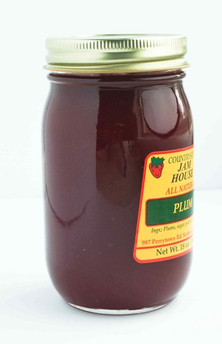 Plum Jam, House AMISH New, Handmade with Sugar added 100% natural vegan - Picture 2 of 2