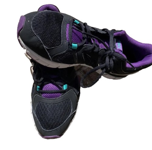Asics donna 8,5. S553Y nero e viola - Foto 3 di 10