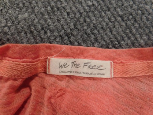 We the free Womens blouse small pink stretch top - Picture 4 of 12