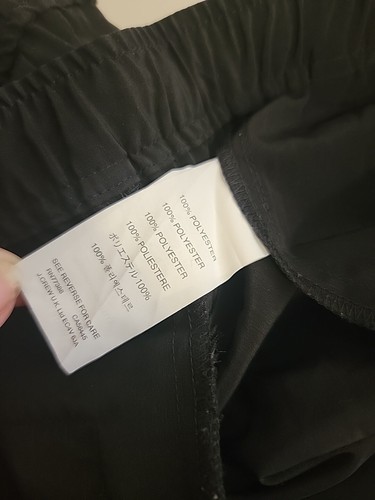 Pantaloni donna J Crew neri leggeri in poliestere crop taglia 6T 6 alti - Foto 10 di 13