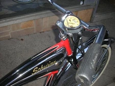 Stewart Warner bicycle Speedometer 26 Inch bike Schwinn  turnkey  COMPLETE