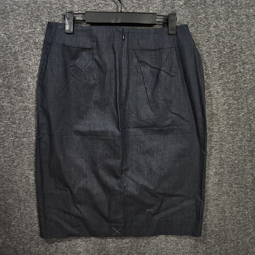 NWT Loft Ann Taylor Pencil Skirt Dark Grey Size 8 31x22 - Picture 3 of 12