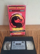 Mortal Kombat The Animated Video The Journey Begins VHS 1995 Vintage 