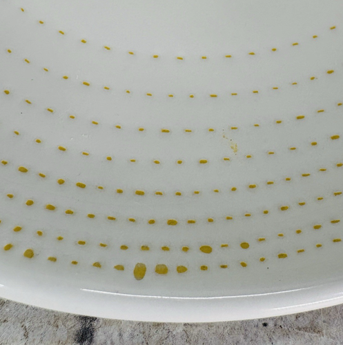2017 Hearth & Hand By Magnolia Target Yellow Radial Stitch 7.75" Plate Set of 4 - Picture 14 of 17