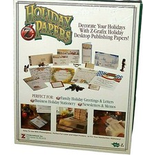 Z-Grafix Greeting Stationary Holiday Desktop Publishing Papers 100 Sheets 11x8.5