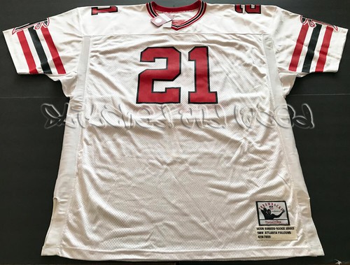 MITCHELL & NESS  DEION SANDERS ATLANTA FALCONS ROOKIE JERSEY 1989 NWT USA 56 - Picture 1 of 8