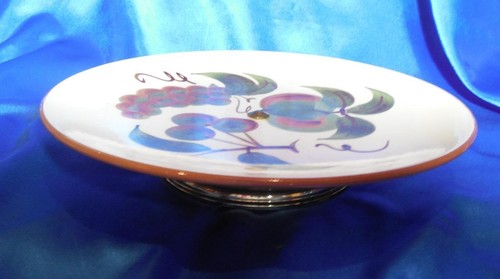 Vintage Stangl Pottery Hand Painted Orchard Song 10” Lazy Susan Plate - Picture 3 of 4