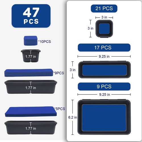 Vexercisehoop Caja de Herramientas Organizador Herramienta Cajón Organizador Bandeja Divisor Caja de Herramientas O... - Imagen 2 de 7