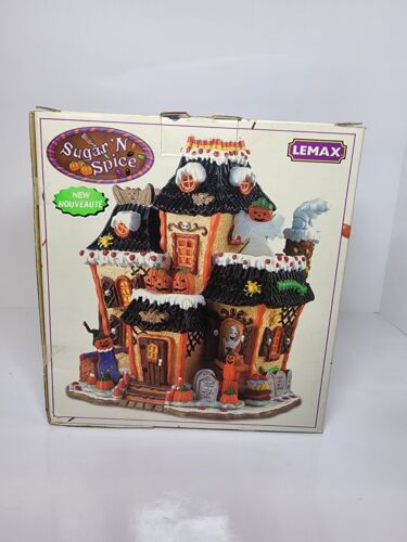 Casa de pueblo de Halloween Lemax Sugar N Spice Not So Nice Manor - Imagen 3 de 7