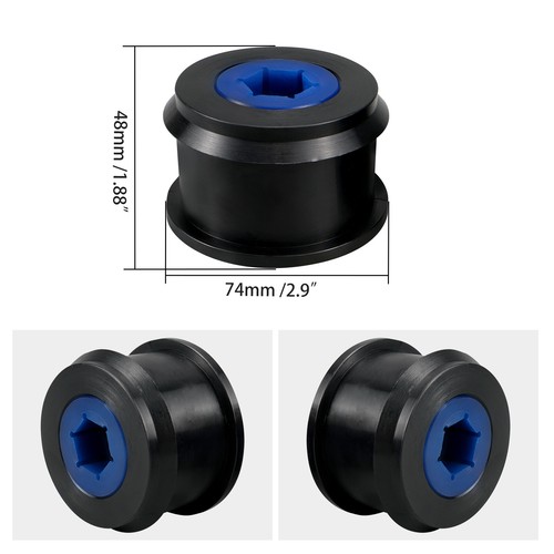 Coussinets de bras de contrôle avant en poly 80A pour BMW E46 320 325 328 330 Z4 - Imagen 6 de 9