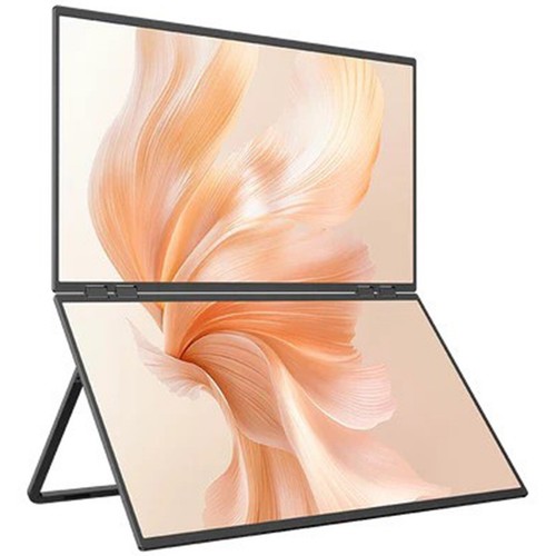 UPERFECT 23.8" 1080P 100Hz Dual Screen Portable Computer Monitor with Stand&VESA - Picture 1 of 10