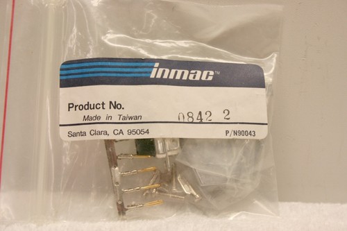 Inmac 90043 0842 2 Cable Connector Housing Kit DB15 Male **NEW** - Picture 1 of 2