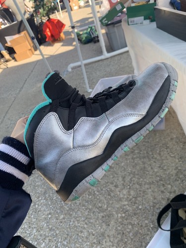 NIKE AIR JORDAN Retro 10 Lady Liberty USED 7y