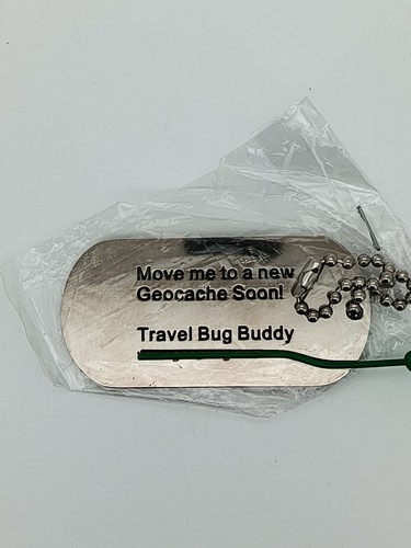 TRAVEL BUG BUDDY GEOCOIN UNACTIVATED AND TRACEABLE - Picture 2 of 2