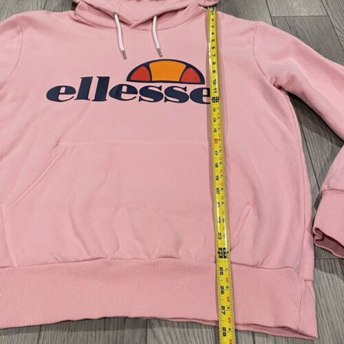 Ellesse Kapuzenpullover Pullover Damen Größe XL zartrosa Logo Hoodie – gebraucht, in einwandfreiem Zustand - Bild 8 von 12