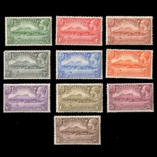 MONTSERRAT 1932 KGV SC 75-84 / SG 84-93 Tercentenary MNH Complete Set CV$400 *