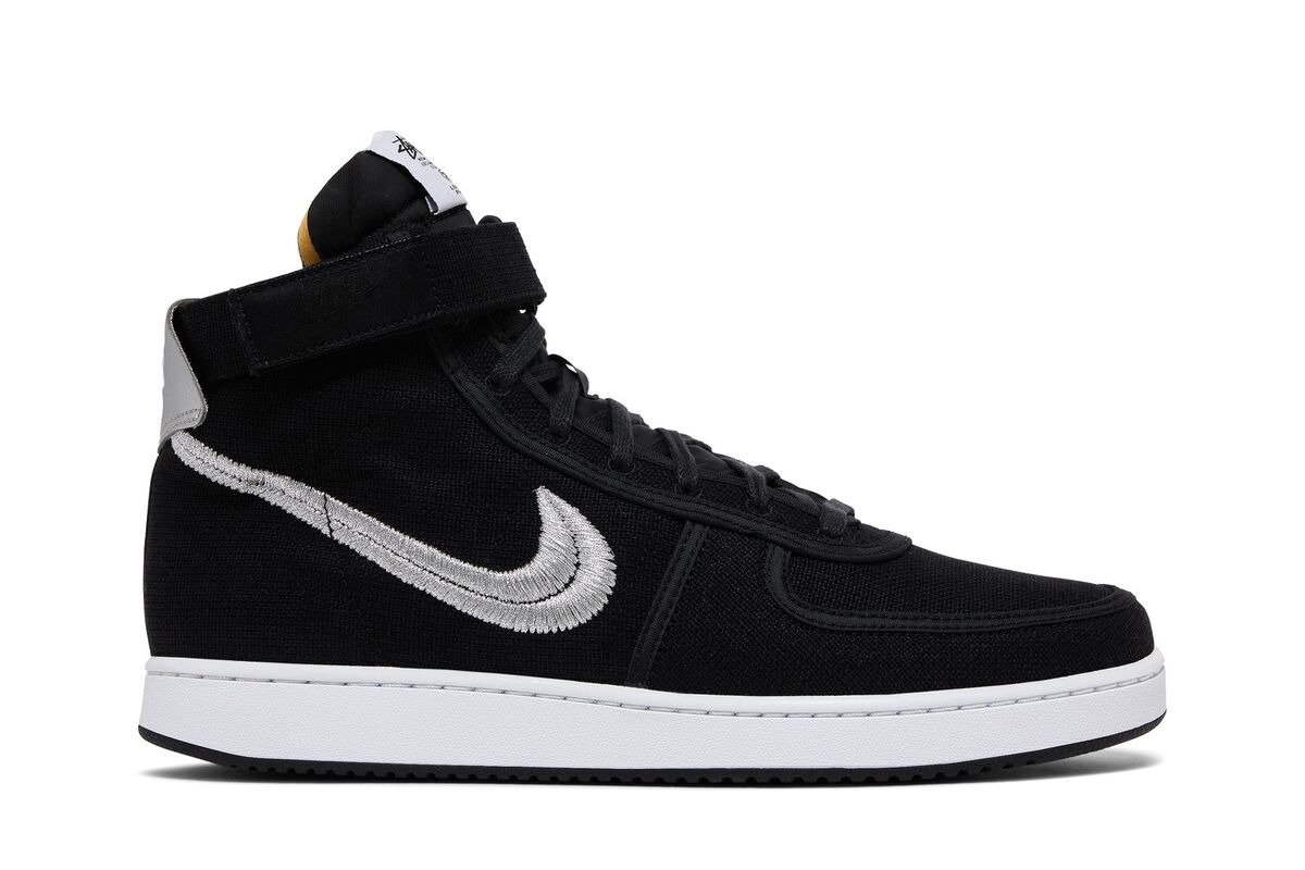 Size 7 - Nike Stussy x Vandal High Black for sale online | eBay Size 7 - Nike Stussy x Vandal High Black for sale online | eBay