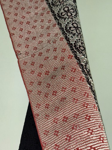 TELA PERNO KIMONO VINTAGE JAPONESA tela seda rojo corte ventas 35,4 x 11,8 pulgadas - Imagen 20 de 23