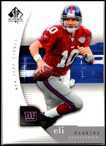 2005 UD SP Authentic #56 Eli Manning - Promo UD SPEDIZIONE GRATUITA! - Foto 1 di 2