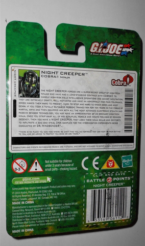 GI joe Cobra NIGHT CREEPER 2004 dollar store v9 exclusive gijoe valor vs venom - Picture 2 of 3