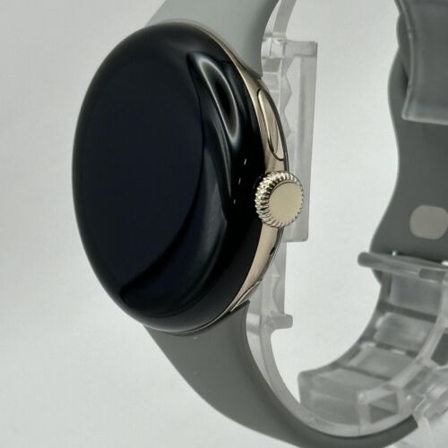 Google Pixel Watch 2 41mm Gold Aluminum w/ Hazel Sport Band (GPS) - Excellent - Afbeelding 3 van 5