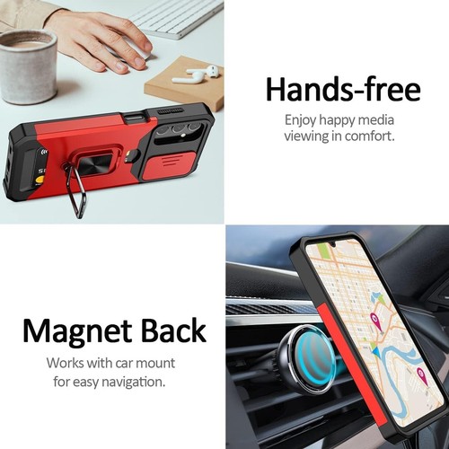 Funda a prueba de golpes para cámara de teléfono Moto G Power 5G 2024 + vidrio templado - Imagen 25 de 40