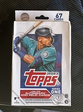 Topps 2023 Series 1 Baseball Hanger Pack - 67 Cards - Factory Sealed New!