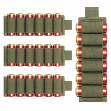 4 Packs 6 Rounds Shotgun Side Saddle Carrier 12/20 Gauge Shotgun Shell Holder US