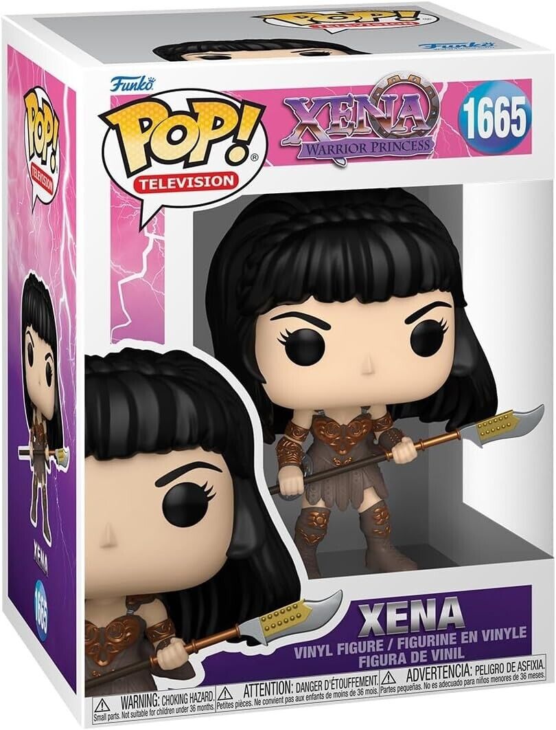 Принцесса-воин Funko Pop Зена - Фигурка Зены с копьем и защитником